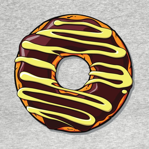 Chocolate Donut, Doughnut, Frosting, Glaze, Icing by Jelena Dunčević